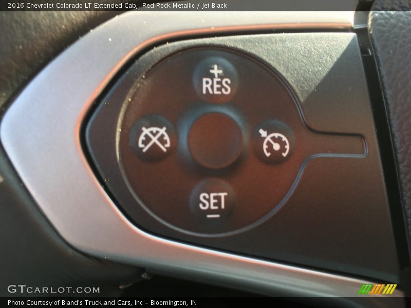 Red Rock Metallic / Jet Black 2016 Chevrolet Colorado LT Extended Cab