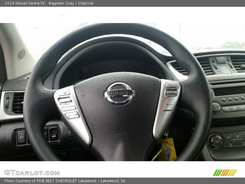 Magnetic Gray / Charcoal 2014 Nissan Sentra SV