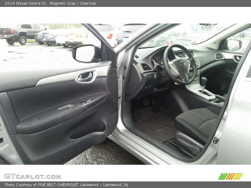 Magnetic Gray / Charcoal 2014 Nissan Sentra SV