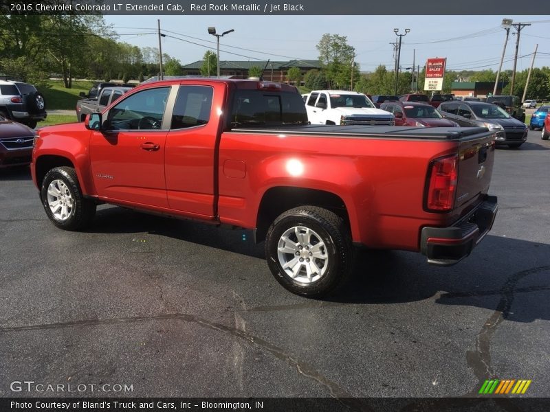 Red Rock Metallic / Jet Black 2016 Chevrolet Colorado LT Extended Cab