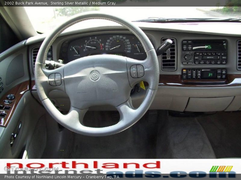 Sterling Silver Metallic / Medium Gray 2002 Buick Park Avenue