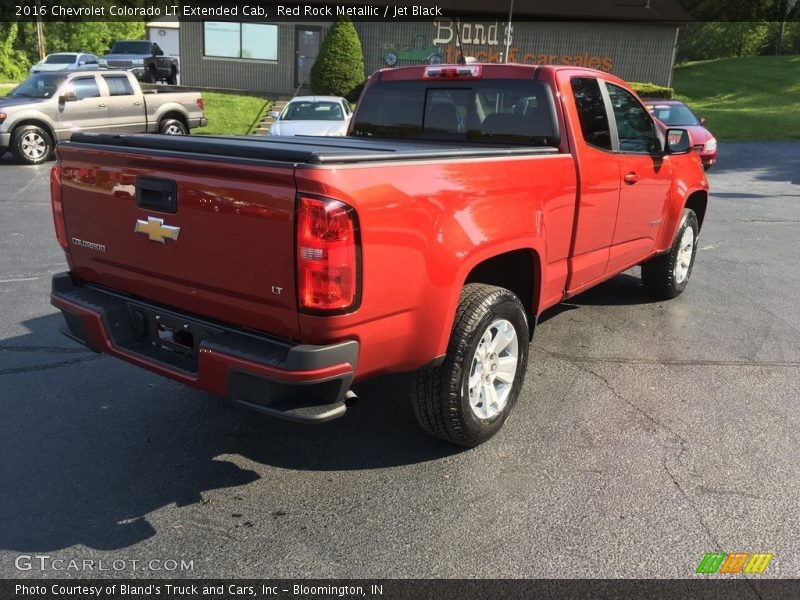Red Rock Metallic / Jet Black 2016 Chevrolet Colorado LT Extended Cab