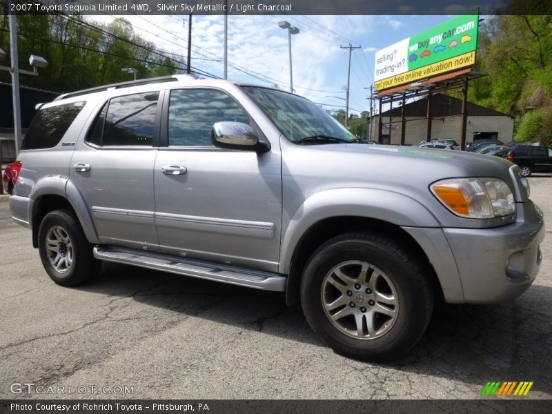 Silver Sky Metallic / Light Charcoal 2007 Toyota Sequoia Limited 4WD