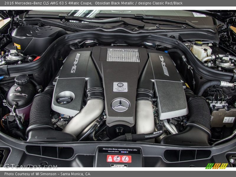  2016 CLS AMG 63 S 4Matic Coupe Engine - 5.5 Liter AMG biturbo DOHC 32-Valve VVT V8