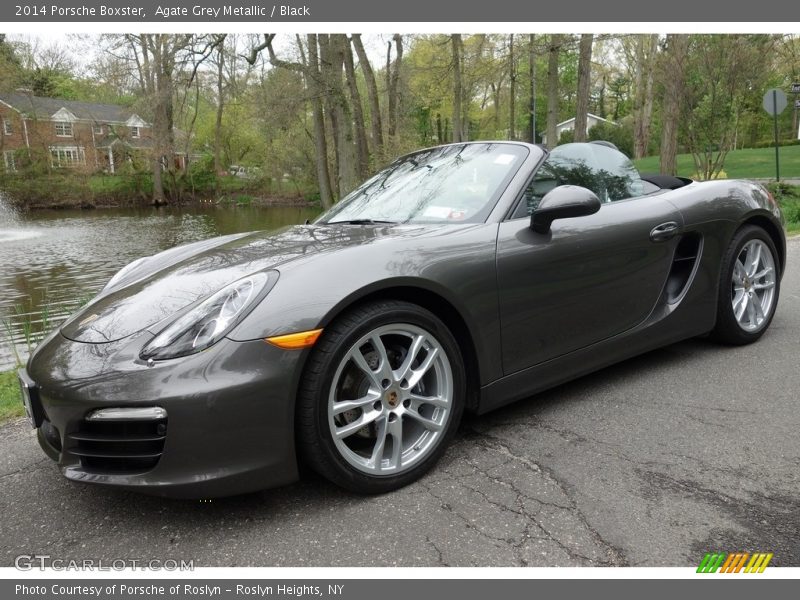 Agate Grey Metallic / Black 2014 Porsche Boxster