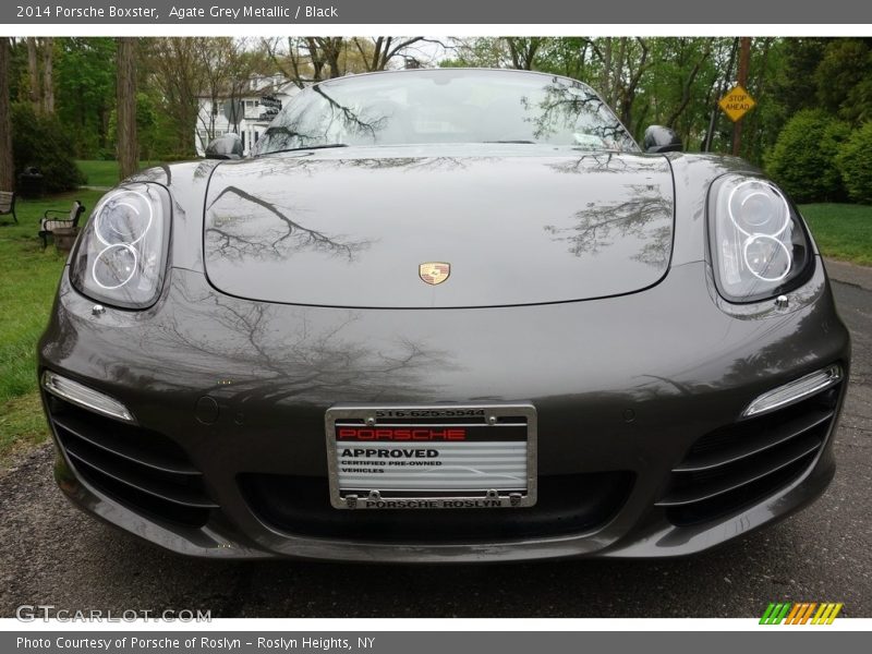 Agate Grey Metallic / Black 2014 Porsche Boxster
