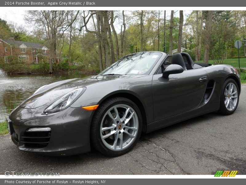 Agate Grey Metallic / Black 2014 Porsche Boxster