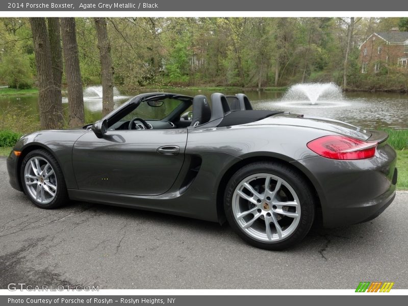Agate Grey Metallic / Black 2014 Porsche Boxster