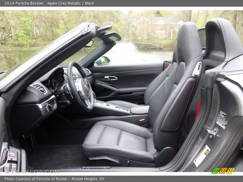 Agate Grey Metallic / Black 2014 Porsche Boxster