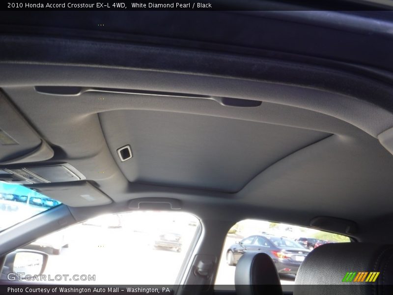 White Diamond Pearl / Black 2010 Honda Accord Crosstour EX-L 4WD