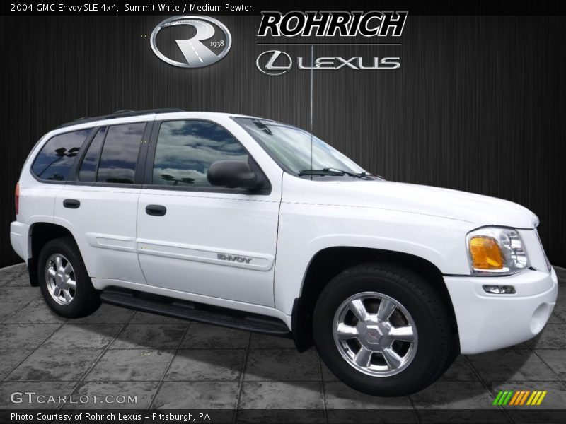Summit White / Medium Pewter 2004 GMC Envoy SLE 4x4