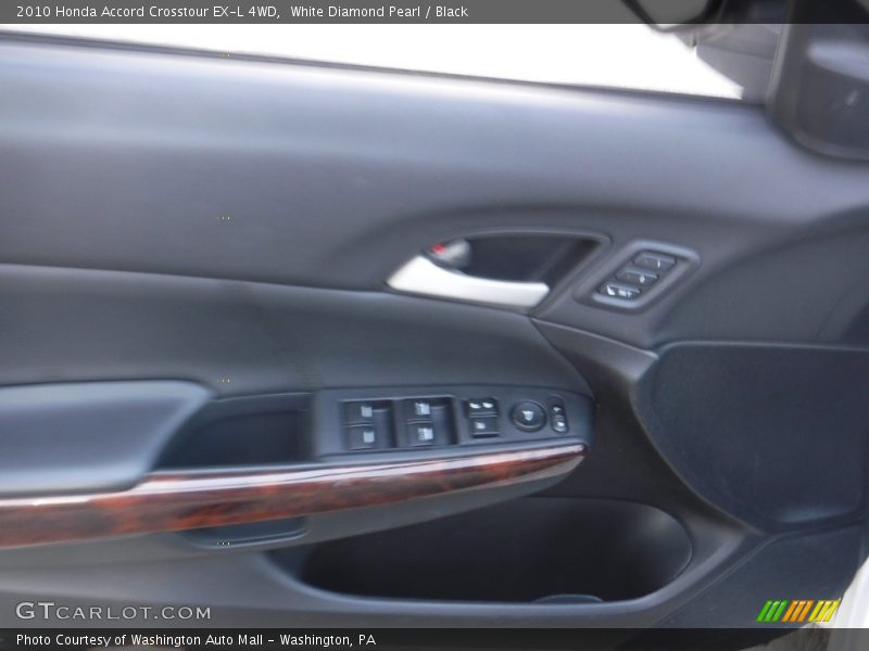 White Diamond Pearl / Black 2010 Honda Accord Crosstour EX-L 4WD