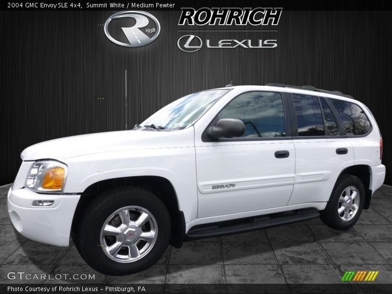 Summit White / Medium Pewter 2004 GMC Envoy SLE 4x4