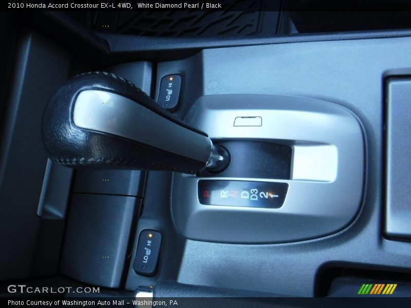 White Diamond Pearl / Black 2010 Honda Accord Crosstour EX-L 4WD