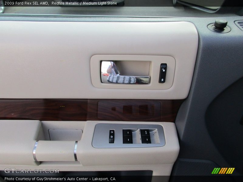 Redfire Metallic / Medium Light Stone 2009 Ford Flex SEL AWD