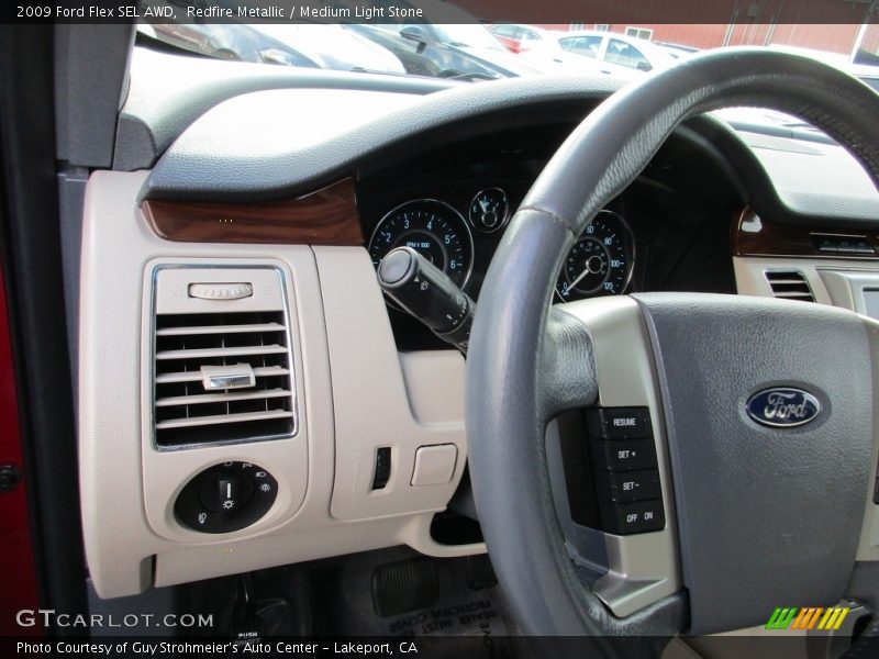 Redfire Metallic / Medium Light Stone 2009 Ford Flex SEL AWD