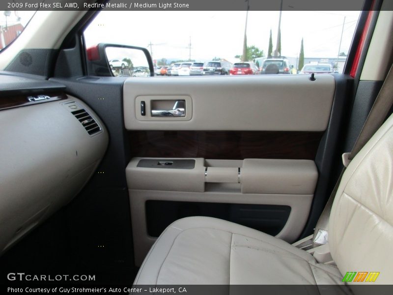 Redfire Metallic / Medium Light Stone 2009 Ford Flex SEL AWD