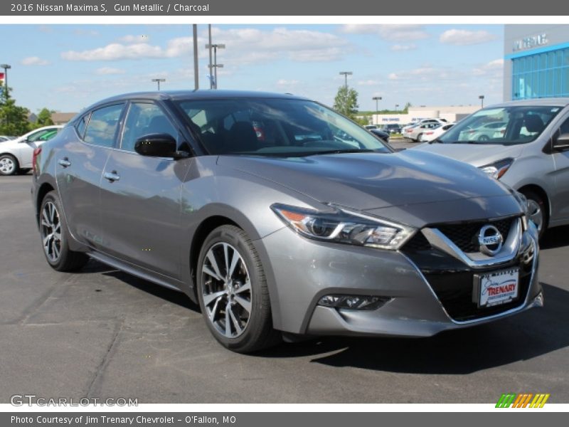Gun Metallic / Charcoal 2016 Nissan Maxima S