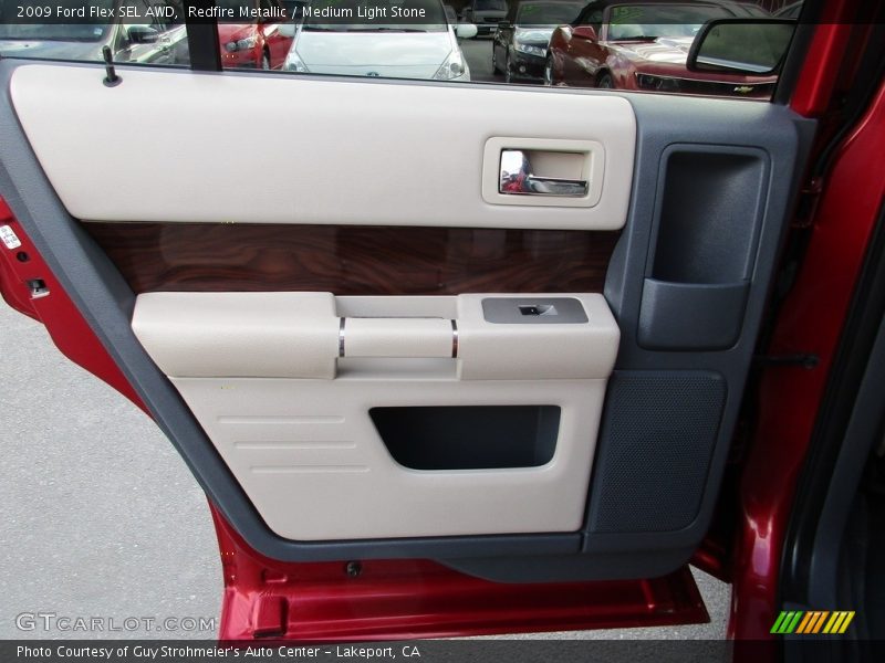 Redfire Metallic / Medium Light Stone 2009 Ford Flex SEL AWD