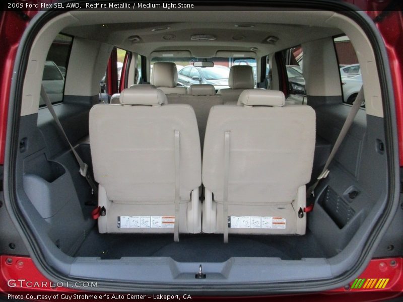 Redfire Metallic / Medium Light Stone 2009 Ford Flex SEL AWD