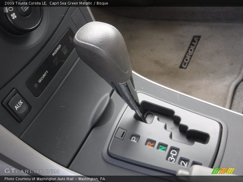 Capri Sea Green Metallic / Bisque 2009 Toyota Corolla LE