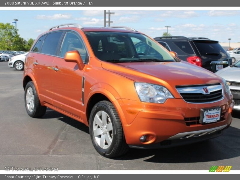 Sunburst Orange / Tan 2008 Saturn VUE XR AWD