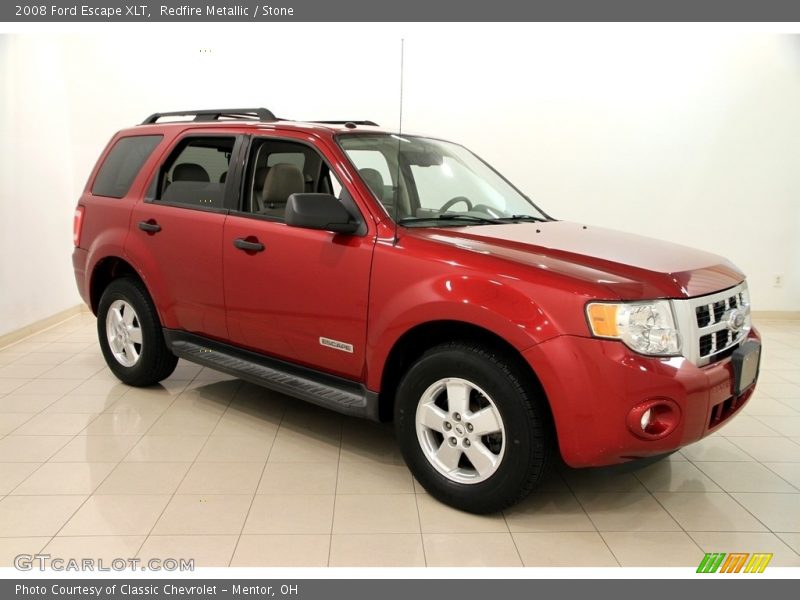 Redfire Metallic / Stone 2008 Ford Escape XLT
