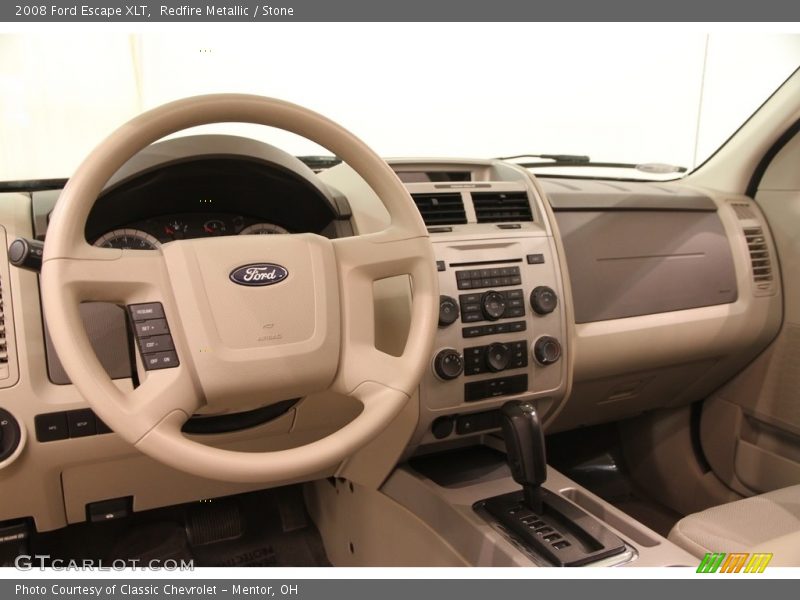 Redfire Metallic / Stone 2008 Ford Escape XLT