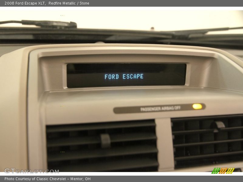 Redfire Metallic / Stone 2008 Ford Escape XLT