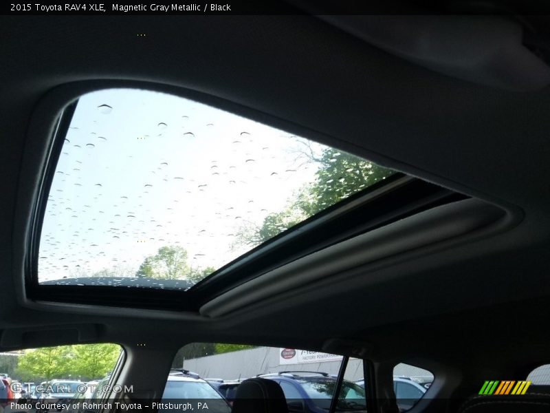 Magnetic Gray Metallic / Black 2015 Toyota RAV4 XLE