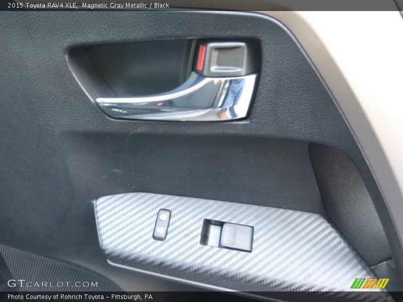 Magnetic Gray Metallic / Black 2015 Toyota RAV4 XLE