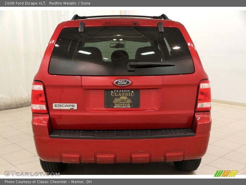 Redfire Metallic / Stone 2008 Ford Escape XLT