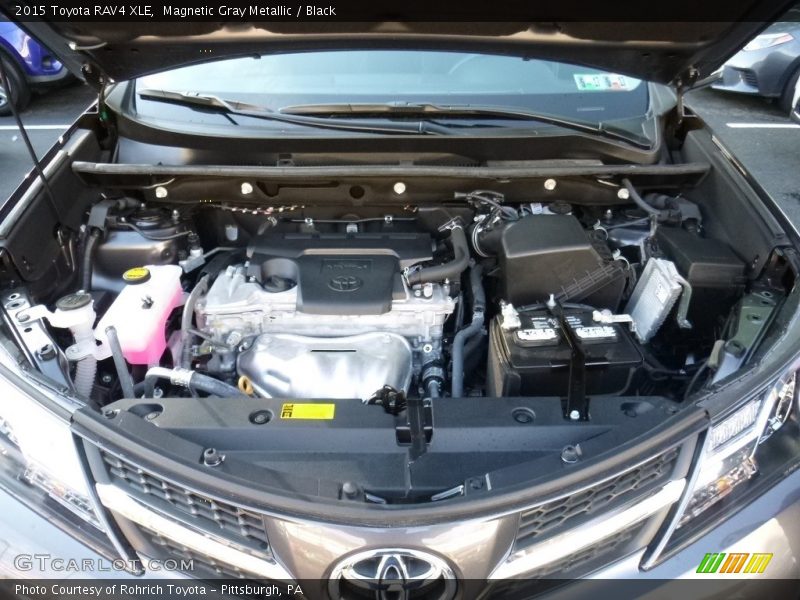 Magnetic Gray Metallic / Black 2015 Toyota RAV4 XLE