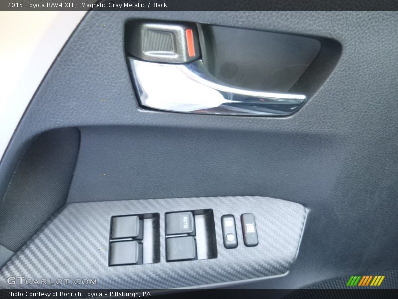 Magnetic Gray Metallic / Black 2015 Toyota RAV4 XLE