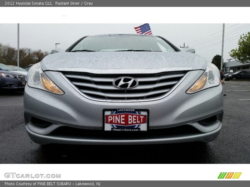 Radiant Silver / Gray 2012 Hyundai Sonata GLS