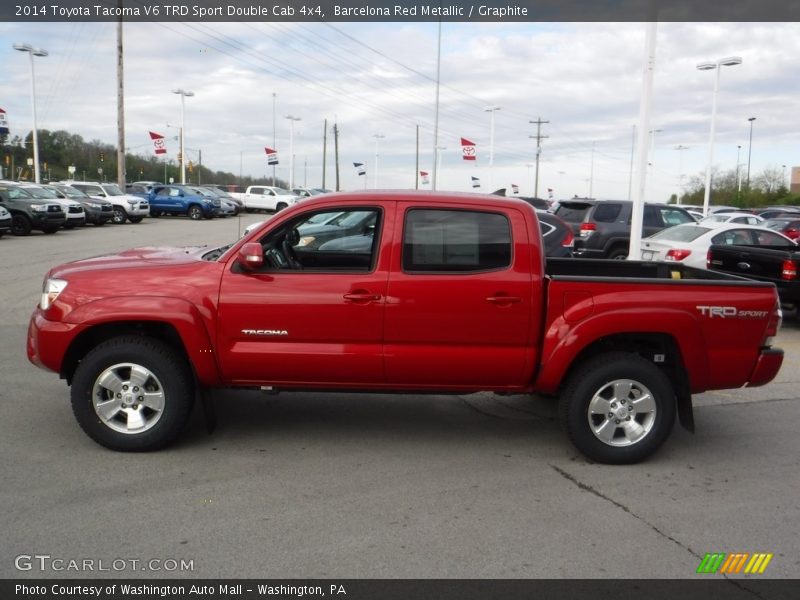 Barcelona Red Metallic / Graphite 2014 Toyota Tacoma V6 TRD Sport Double Cab 4x4