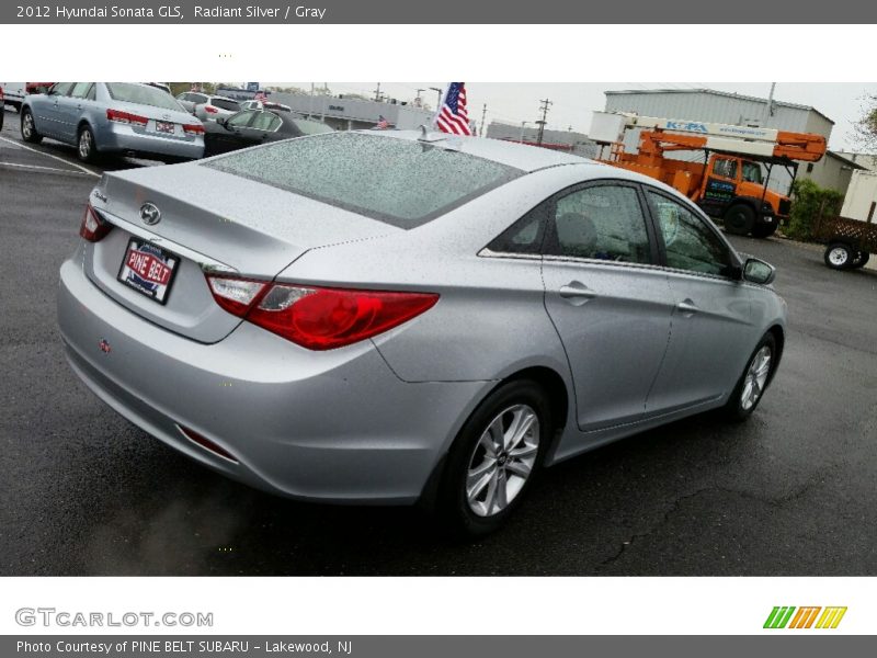 Radiant Silver / Gray 2012 Hyundai Sonata GLS