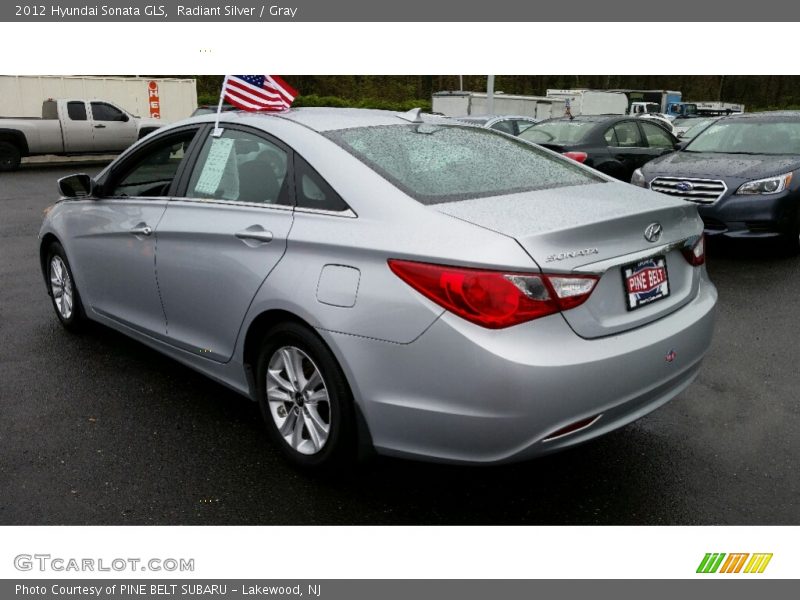 Radiant Silver / Gray 2012 Hyundai Sonata GLS