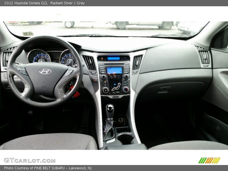 Radiant Silver / Gray 2012 Hyundai Sonata GLS