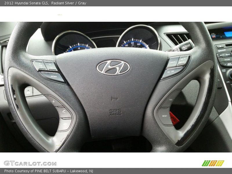 Radiant Silver / Gray 2012 Hyundai Sonata GLS