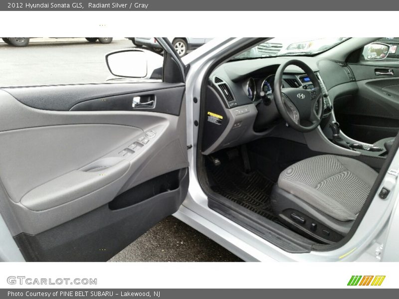 Radiant Silver / Gray 2012 Hyundai Sonata GLS