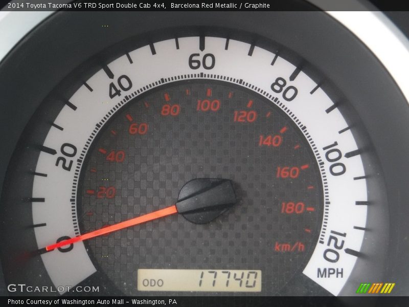 Barcelona Red Metallic / Graphite 2014 Toyota Tacoma V6 TRD Sport Double Cab 4x4