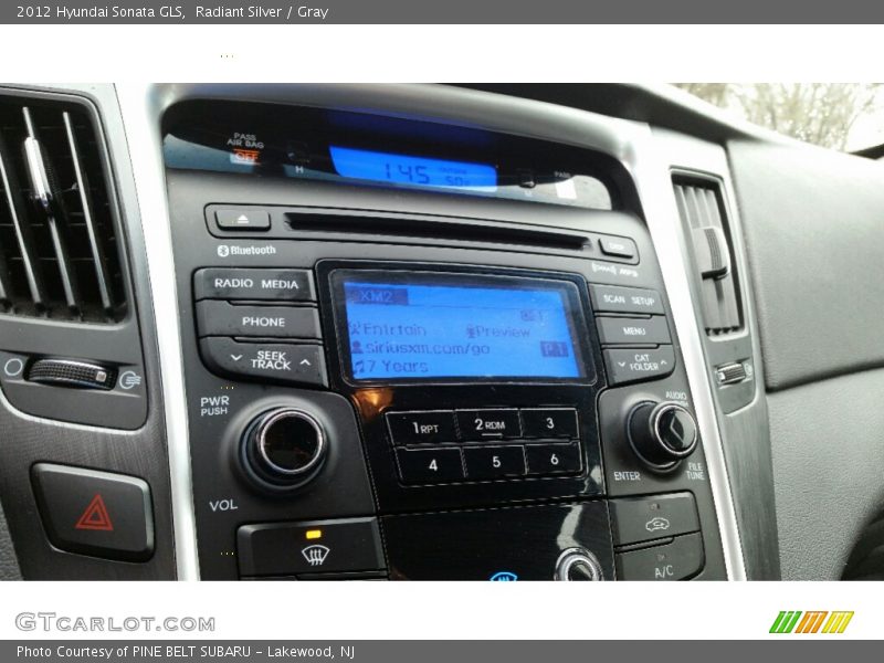 Radiant Silver / Gray 2012 Hyundai Sonata GLS