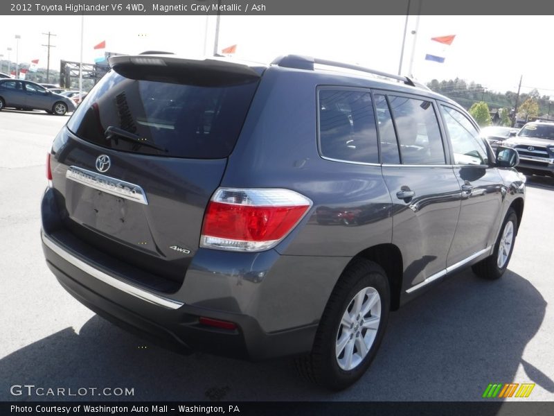 Magnetic Gray Metallic / Ash 2012 Toyota Highlander V6 4WD