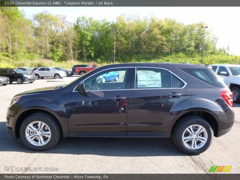 Tungsten Metallic / Jet Black 2016 Chevrolet Equinox LS AWD