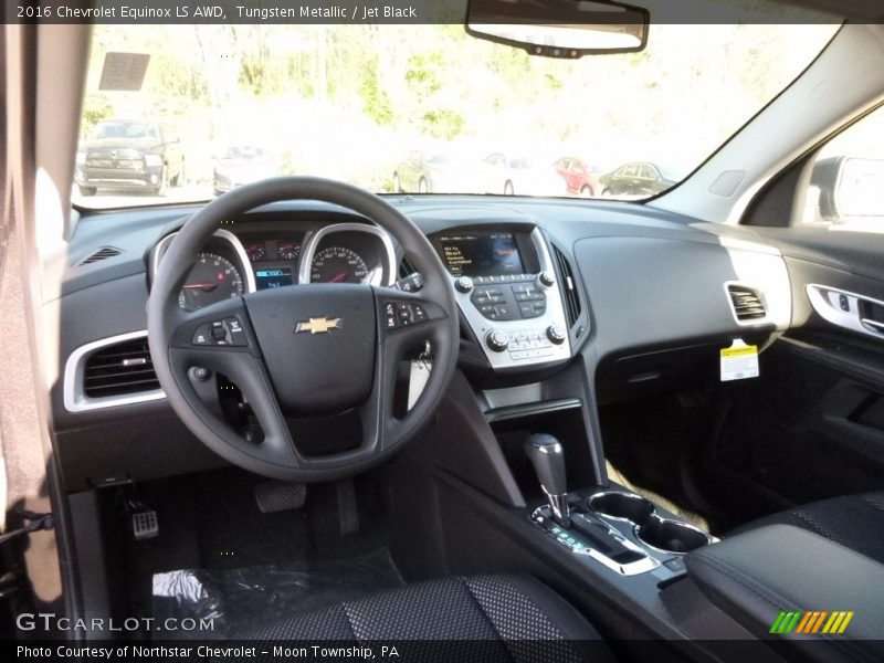 Tungsten Metallic / Jet Black 2016 Chevrolet Equinox LS AWD