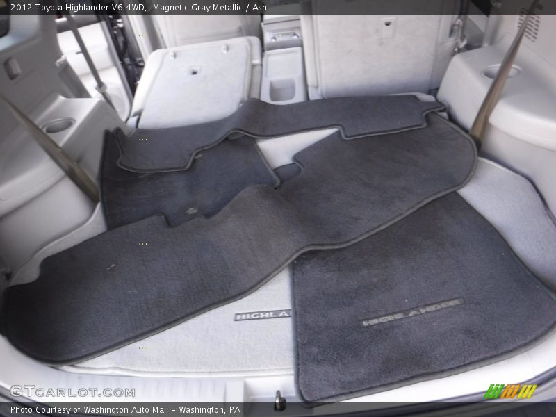 Magnetic Gray Metallic / Ash 2012 Toyota Highlander V6 4WD