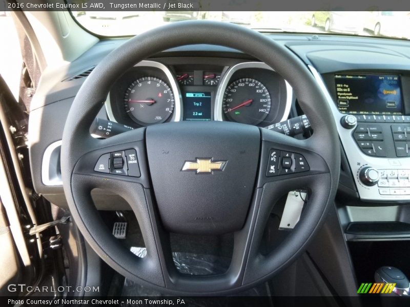 Tungsten Metallic / Jet Black 2016 Chevrolet Equinox LS AWD