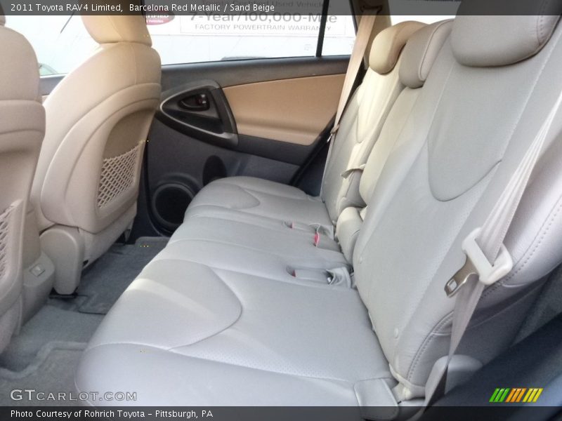 Barcelona Red Metallic / Sand Beige 2011 Toyota RAV4 Limited