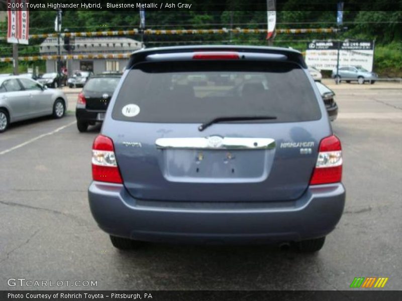 Bluestone Metallic / Ash Gray 2006 Toyota Highlander Hybrid